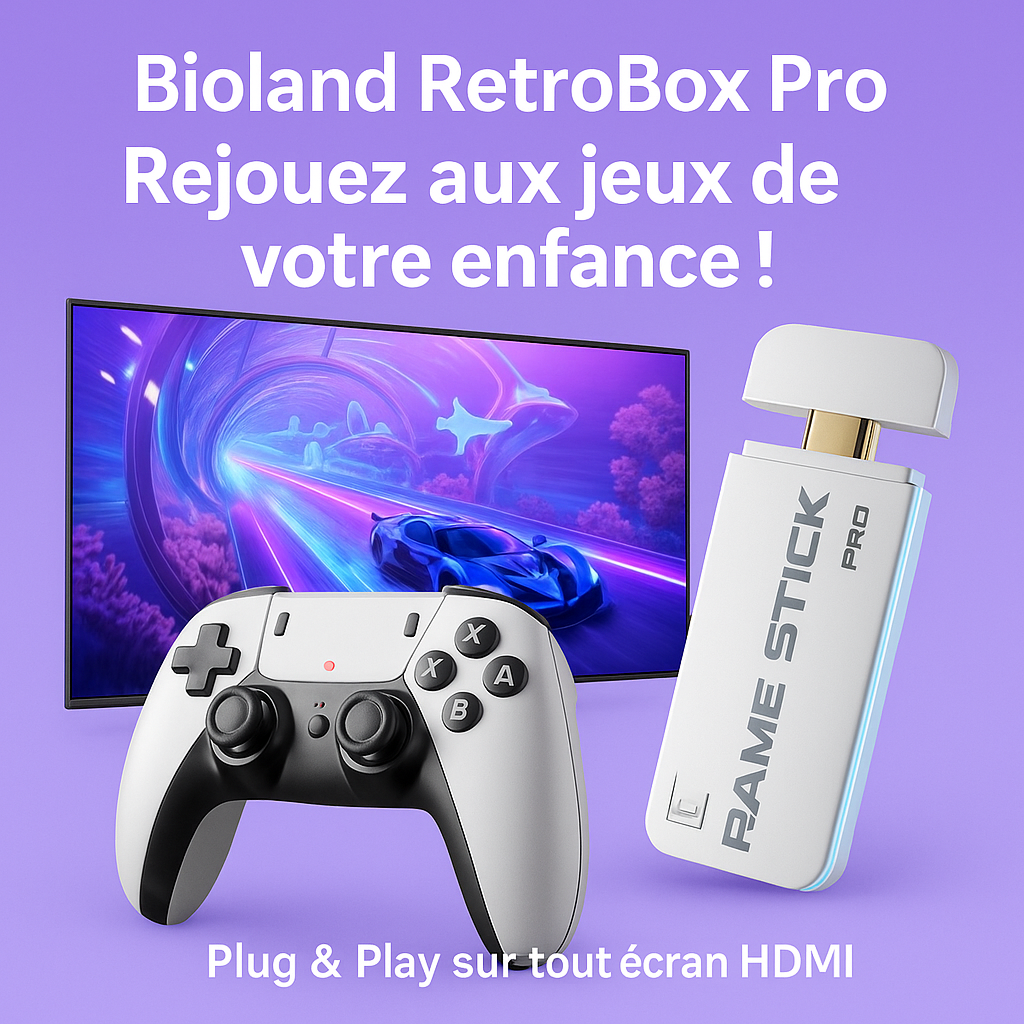 BioLand® RetroBox +20 000 Jeux Sous Licence
